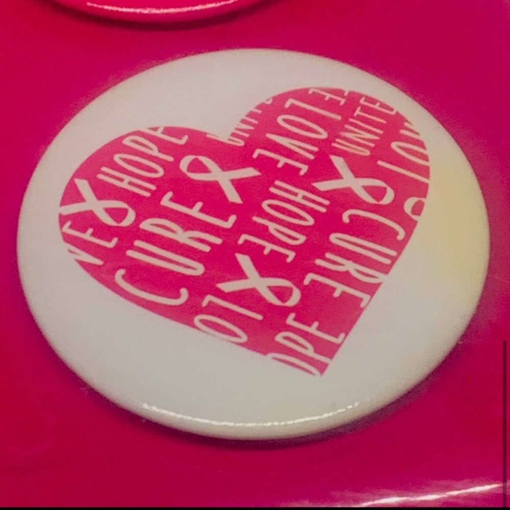 New BREAST CANCER AWARENESS 4 Pack Of Buttons With Free BCA Pink Ribbon Soaps - Picture 11 of 13